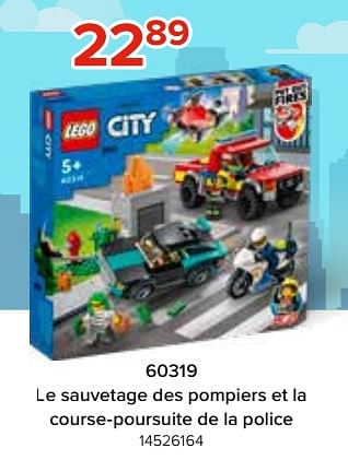 Promotions 60319 le sauvetage des pompiers et la course-poursuite de la police - Lego - Valide de 27/03/2022 à 17/04/2022 chez Euro Shop