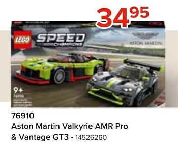 Promotions 76910 aston martin valkyrie amr pro + vantage gt3 - Lego - Valide de 27/03/2022 à 17/04/2022 chez Euro Shop
