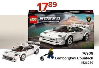 Promotions 76908 lamborghini countach - Lego - Valide de 27/03/2022 à 17/04/2022 chez Euro Shop