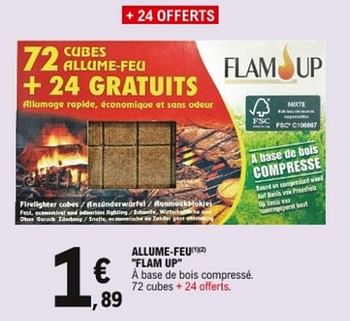 Promo ALLUME FEU chez E.Leclerc