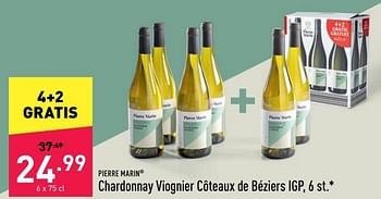 Promoties Chardonnay viognier coteaux de béziers igp - Witte wijnen - Geldig van 28/03/2022 tot 08/04/2022 bij Aldi