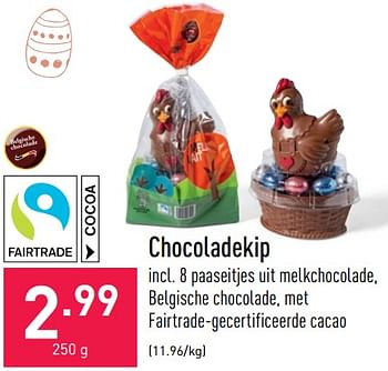 Promoties Chocoladekip - Huismerk - Aldi - Geldig van 01/04/2022 tot 08/04/2022 bij Aldi