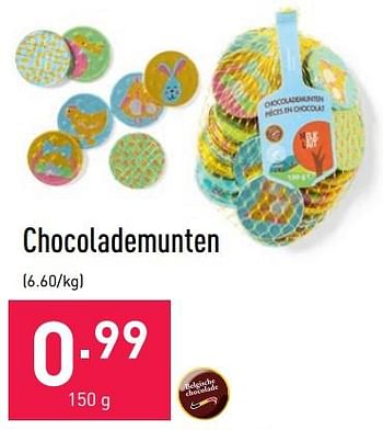Promoties Chocolademunten - Huismerk - Aldi - Geldig van 28/03/2022 tot 08/04/2022 bij Aldi