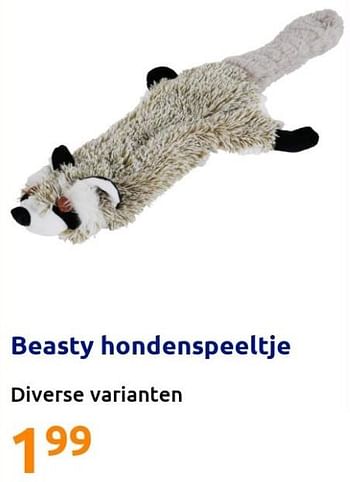 Promoties Beasty hondenspeeltje - Huismerk - Action - Geldig van 23/03/2022 tot 29/03/2022 bij Action