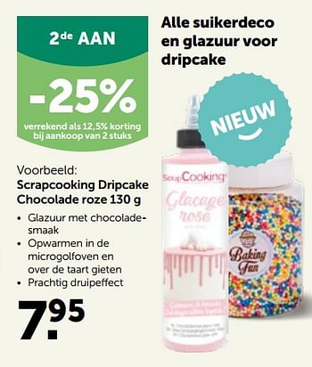 Promoties Scrapcooking dripcake chocolade roze - Scrapcooking - Geldig van 30/03/2022 tot 09/04/2022 bij Aveve