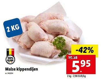 Promoties Malse kippendijen - Huismerk - Lidl - Geldig van 04/04/2022 tot 10/04/2022 bij Lidl