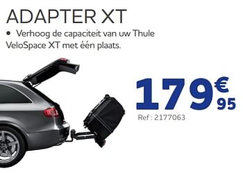 Promoties Adapter xt - Thule - Geldig van 25/03/2022 tot 30/09/2022 bij Auto 5