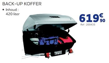 Promoties Back-up koffer - Thule - Geldig van 25/03/2022 tot 30/09/2022 bij Auto 5