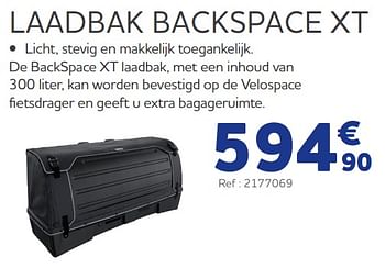 Promoties Laadbak backspace xt - Thule - Geldig van 25/03/2022 tot 30/09/2022 bij Auto 5