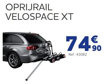 Promotions Oprijrail velospace xt - Thule - Valide de 25/03/2022 à 30/09/2022 chez Auto 5