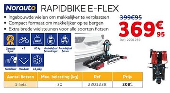 Promoties Rapidbike e-flex - Norauto - Geldig van 25/03/2022 tot 30/09/2022 bij Auto 5