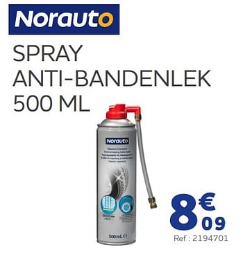 Promoties Spray anti-bandenlek - Norauto - Geldig van 25/03/2022 tot 30/09/2022 bij Auto 5