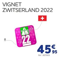 Vignet zwitserland 2022-Huismerk - Auto 5 