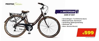 Promoties Prestige fietsen amsterdam - Prestige Fietsen - Geldig van 26/03/2022 tot 31/08/2022 bij Euro Shop