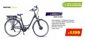Promoties Prestige fietsen apollo - Prestige Fietsen - Geldig van 26/03/2022 tot 31/08/2022 bij Euro Shop