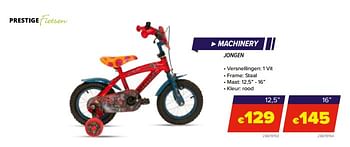 Promotions Prestige fietsen machinery 12,5`` - Prestige Fietsen - Valide de 26/03/2022 à 31/08/2022 chez Euro Shop