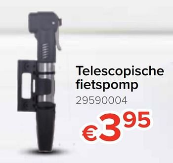 Promoties Telescopische fietspomp - Huismerk - Euroshop - Geldig van 26/03/2022 tot 31/08/2022 bij Euro Shop