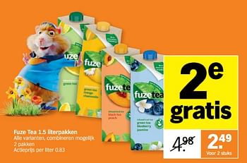 Promoties Fuze tea - FuzeTea - Geldig van 28/03/2022 tot 03/04/2022 bij Albert Heijn