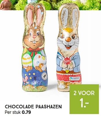 Promoties Chocolade paashazen - Huismerk - Xenos - Geldig van 28/03/2022 tot 10/04/2022 bij Xenos