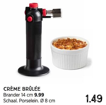 Promoties Crème brûlée schaal - Huismerk - Xenos - Geldig van 28/03/2022 tot 10/04/2022 bij Xenos