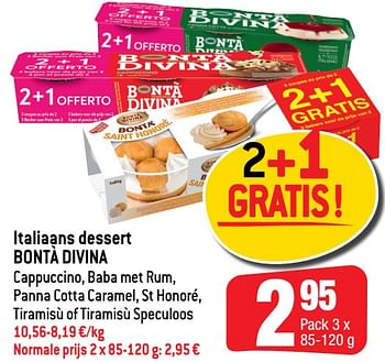 Promoties Italiaans dessert bontà divina - Bonta Divina - Geldig van 30/03/2022 tot 05/04/2022 bij Smatch