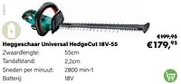 Bosch heggeschaar universal hedgecut 18v-55-Bosch