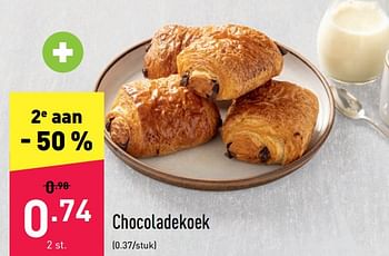 Promoties Chocoladekoek - Huismerk - Aldi - Geldig van 04/04/2022 tot 09/04/2022 bij Aldi