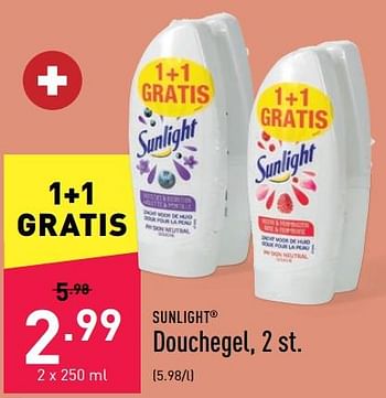 Promoties Douchegel - Sunlight - Geldig van 08/04/2022 tot 15/04/2022 bij Aldi