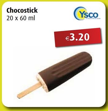 Promoties Chocostick - Ysco - Geldig van 28/03/2022 tot 30/04/2022 bij Aronde