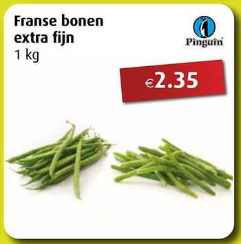 Promoties Franse bonen extra fijn - Pinguin - Geldig van 28/03/2022 tot 30/04/2022 bij Aronde