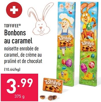 Promotions Bonbons au caramel - Toffifee - Valide de 08/04/2022 à 15/04/2022 chez Aldi