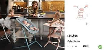 Promoties Cybex lemo 3 in 1 set - Cybex - Geldig van 01/04/2022 tot 30/04/2022 bij Multi Bazar