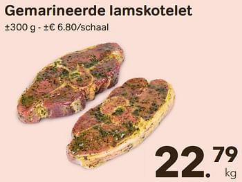 Promoties Gemarineerde lamskotelet - Huismerk - Bon'Ap - Geldig van 30/03/2022 tot 12/04/2022 bij Bon'Ap