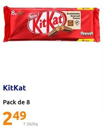 Promotions Kitkat - Nestlé - Valide de 30/03/2022 à 05/04/2022 chez Action