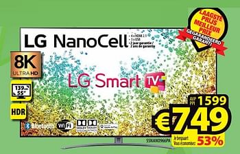 Promoties Lg nanocell 55nano966pa - LG - Geldig van 06/04/2022 tot 13/04/2022 bij ElectroStock