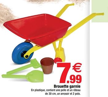Promotions Brouette garnie - Produit Maison - Bazarland - Valide de 30/03/2022 à 17/04/2022 chez Bazarland