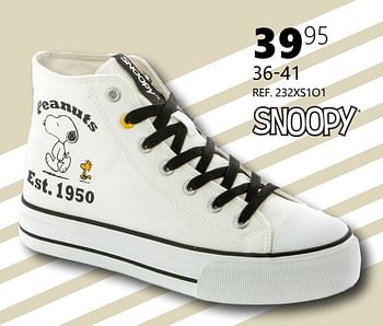 Promoties Sneakers - Snoopy - Geldig van 28/03/2022 tot 18/04/2022 bij Pronti