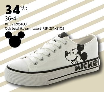 Promoties Sneakers - Mickey Mouse - Geldig van 28/03/2022 tot 18/04/2022 bij Pronti