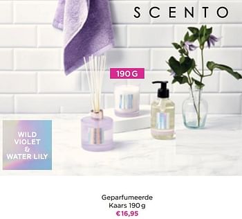 Promoties Scento geparfumeerde kaars - Scento - Geldig van 04/04/2022 tot 17/04/2022 bij ICI PARIS XL