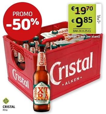 Promoties Cristal xtra - Cristal - Geldig van 01/04/2022 tot 14/04/2022 bij BelBev