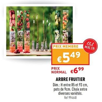 Promotions Arbre fruitier - Produit maison - Trafic  - Valide de 06/04/2022 à 10/04/2022 chez Trafic