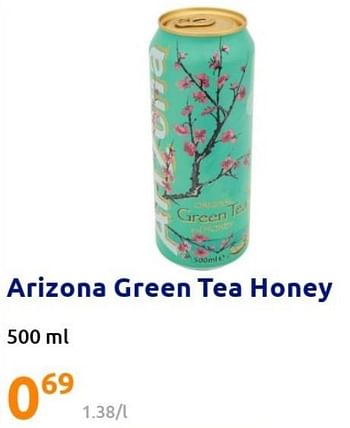 Promoties Arizona green tea honey - Arizona - Geldig van 06/04/2022 tot 12/04/2022 bij Action