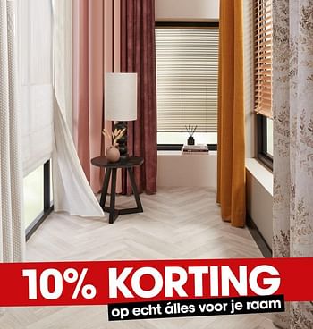 Promoties 10% korting op echt álles voor je raam - Huismerk - Kwantum - Geldig van 11/04/2022 tot 17/04/2022 bij Kwantum