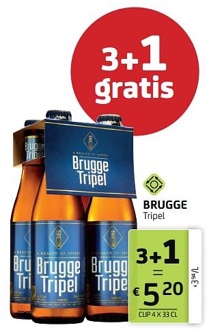 Promoties Brugge tripel - Brugge - Geldig van 15/04/2022 tot 28/04/2022 bij BelBev