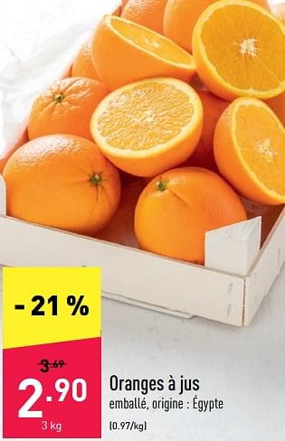 Promotions Oranges à jus - Produit maison - Aldi - Valide de 11/04/2022 à 16/04/2022 chez Aldi
