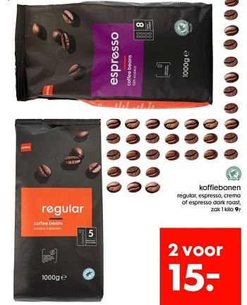 Promoties Koffiebonen - Huismerk - Hema - Geldig van 13/04/2022 tot 19/04/2022 bij Hema