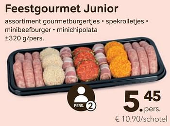 Promoties Feestgourmet junior - Huismerk - Bon'Ap - Geldig van 13/04/2022 tot 26/04/2022 bij Bon'Ap