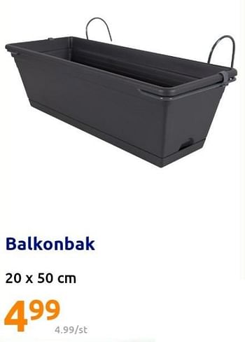 Promoties Balkonbak - Huismerk - Action - Geldig van 13/04/2022 tot 19/04/2022 bij Action