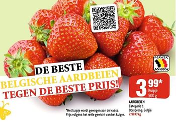 Promoties Aardbeien - Huismerk - Smatch - Geldig van 13/04/2022 tot 19/04/2022 bij Smatch
