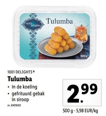 Promoties Tulumba - 1001 Delights - Geldig van 25/04/2022 tot 30/04/2022 bij Lidl